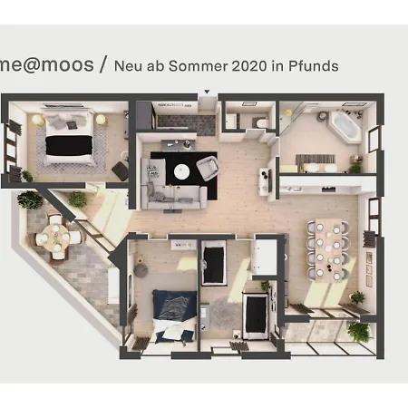 Home@moos Apartman *